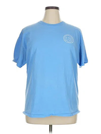 Pre-owned Assorted Brands Short Sleeve T-shirt In Blue