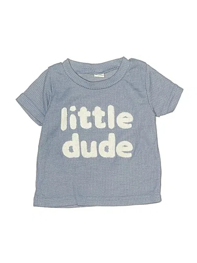 Pre-owned Assorted Brands Kids' Short Sleeve T-shirt In Blue