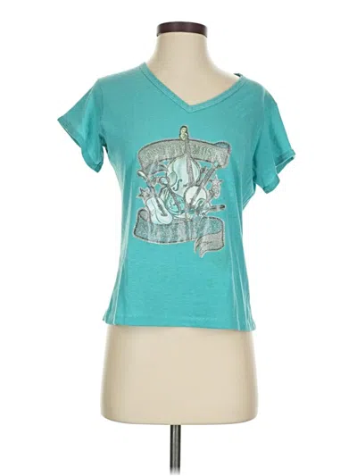 Pre-owned Assorted Brands Short Sleeve T-shirt In Blue