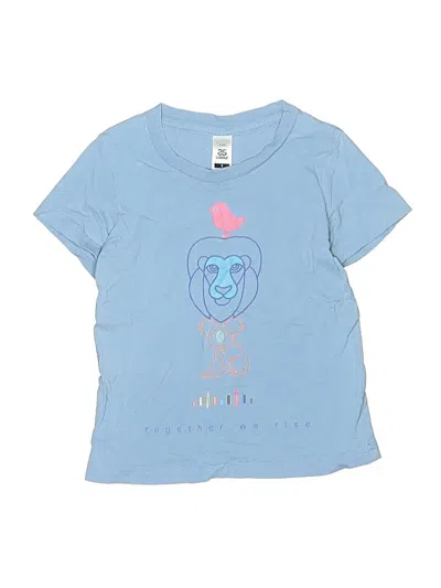 Pre-owned Assorted Brands Kids' Short Sleeve T-shirt In Blue