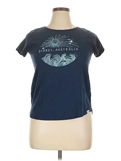 Pre-owned Assorted Brands Short Sleeve T-shirt In Blue