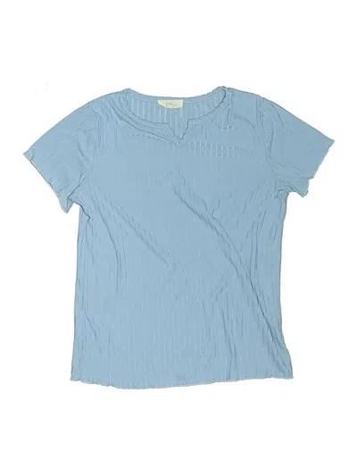 Pre-owned Assorted Brands Kids' Short Sleeve T-shirt In Blue