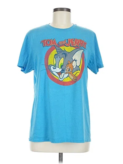 Pre-owned Assorted Brands Short Sleeve T-shirt In Blue