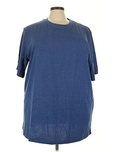 Pre-owned Assorted Brands Short Sleeve T-shirt In Blue