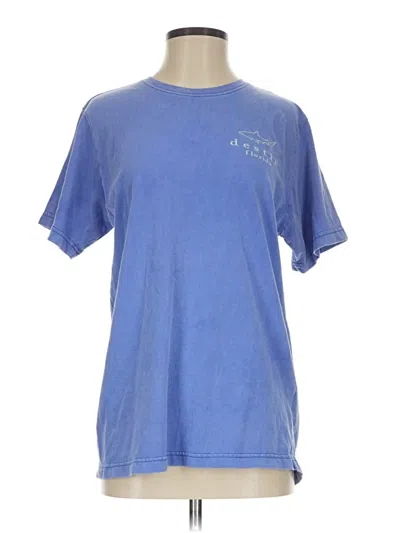 Pre-owned Assorted Brands Short Sleeve T-shirt In Blue