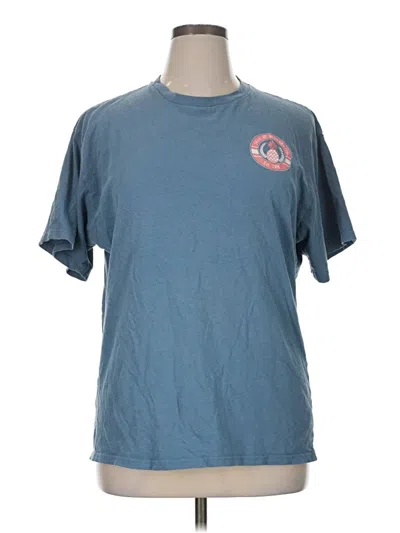 Pre-owned Assorted Brands Short Sleeve T-shirt In Blue