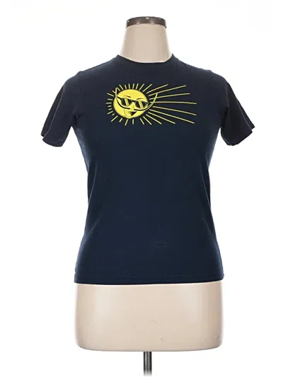 Pre-owned Assorted Brands Short Sleeve T-shirt In Blue