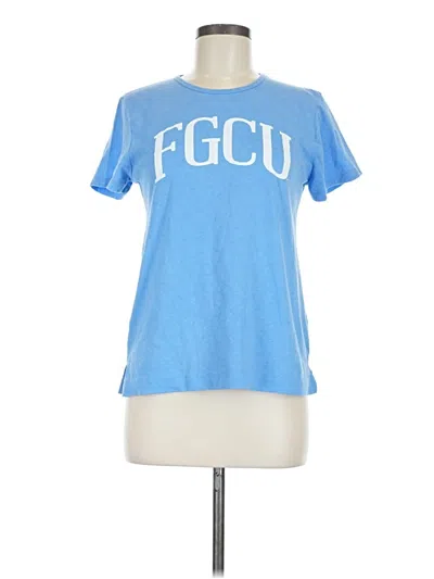 Pre-owned Assorted Brands Short Sleeve T-shirt In Blue
