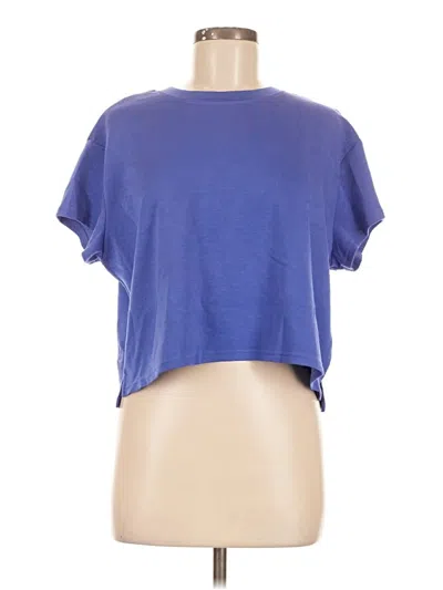 Pre-owned Assorted Brands Short Sleeve T-shirt In Blue