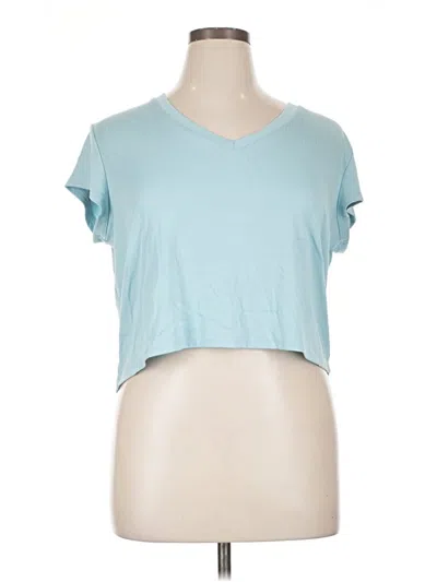 Pre-owned Assorted Brands Short Sleeve T-shirt In Blue