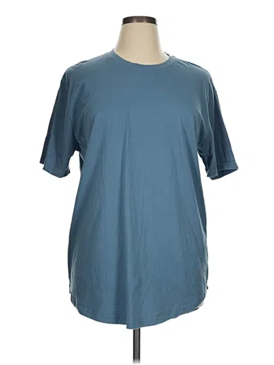 Pre-owned Assorted Brands Short Sleeve T-shirt In Blue