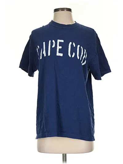 Pre-owned Assorted Brands Short Sleeve T-shirt In Blue