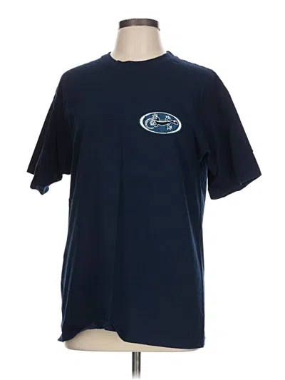 Pre-owned Assorted Brands Short Sleeve T-shirt In Blue