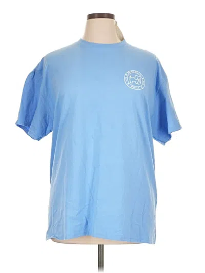 Pre-owned Assorted Brands Short Sleeve T-shirt In Blue