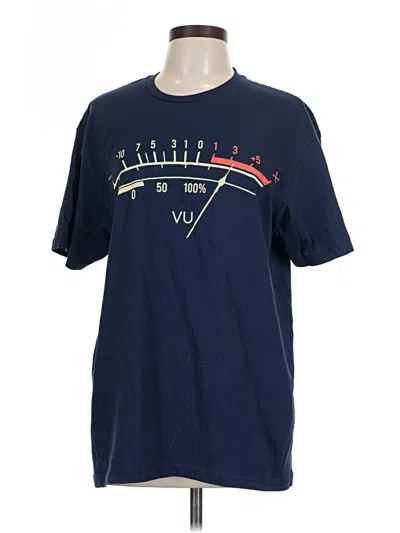 Pre-owned Assorted Brands Short Sleeve T-shirt In Blue
