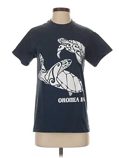 Pre-owned Assorted Brands Short Sleeve T-shirt In Blue