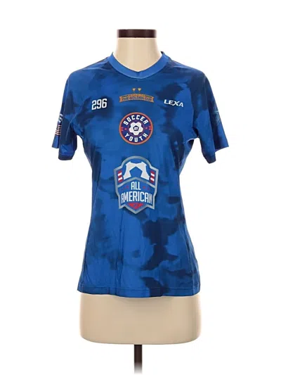 Pre-owned Assorted Brands Short Sleeve T-shirt In Blue