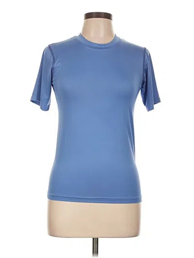 Pre-owned Assorted Brands Short Sleeve T-shirt In Blue