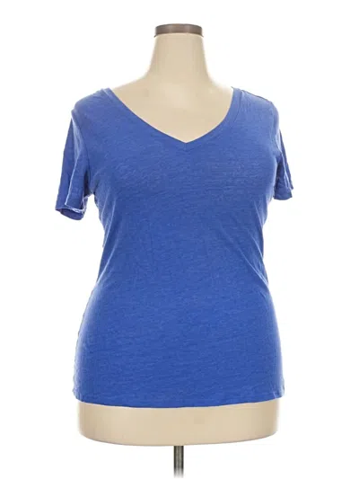 Pre-owned Assorted Brands Short Sleeve T-shirt In Blue