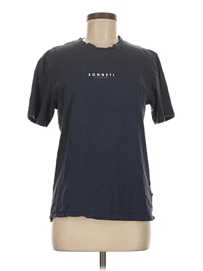 Pre-owned Assorted Brands Short Sleeve T-shirt In Blue