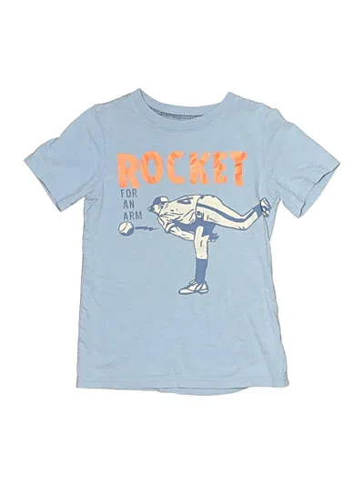 Pre-owned Assorted Brands Kids' Short Sleeve T-shirt In Blue