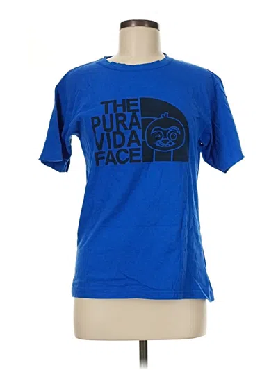 Pre-owned Assorted Brands Short Sleeve T-shirt In Blue