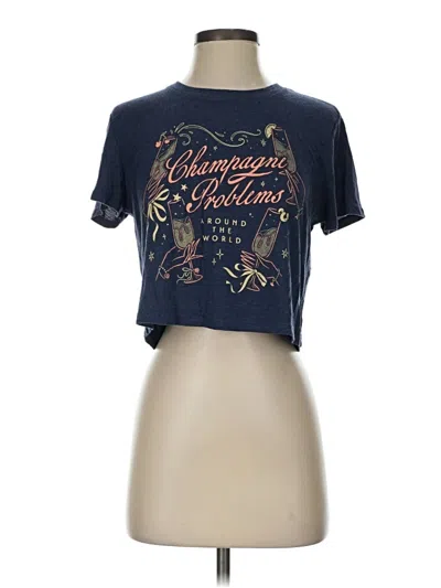 Pre-owned Assorted Brands Short Sleeve T-shirt In Blue