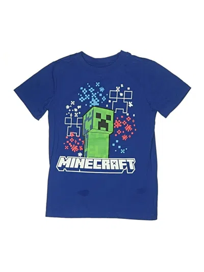 Pre-owned Assorted Brands Kids' Short Sleeve T-shirt In Blue