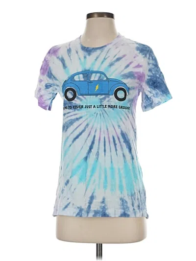 Pre-owned Assorted Brands Short Sleeve T-shirt In Blue