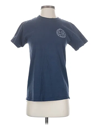 Pre-owned Assorted Brands Short Sleeve T-shirt In Blue