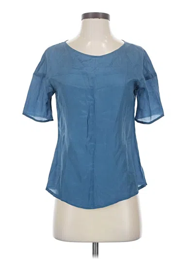 Pre-owned Assorted Brands Short Sleeve T-shirt In Blue