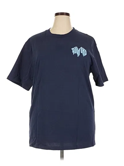 Pre-owned Assorted Brands Short Sleeve T-shirt In Blue