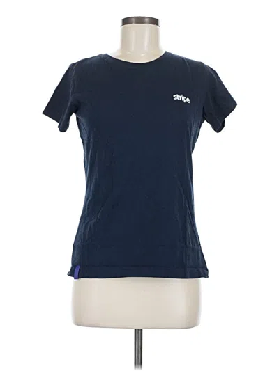 Pre-owned Assorted Brands Short Sleeve T-shirt In Blue