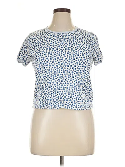 Pre-owned Assorted Brands Short Sleeve T-shirt In Blue