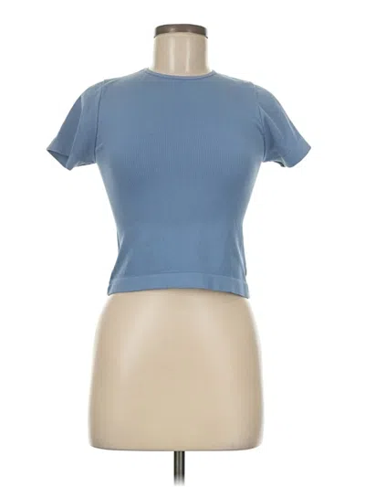 Pre-owned Assorted Brands Short Sleeve T-shirt In Blue