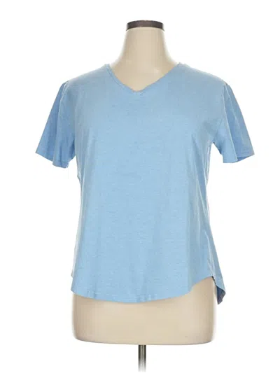 Pre-owned Assorted Brands Short Sleeve T-shirt In Blue