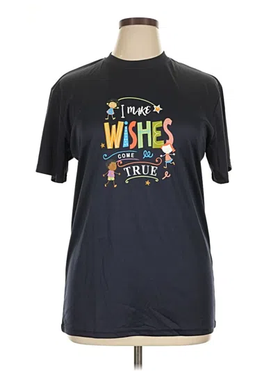Pre-owned Assorted Brands Short Sleeve T-shirt In Blue