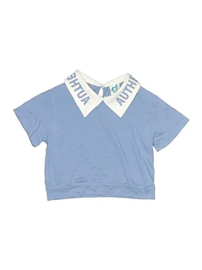 Pre-owned Assorted Brands Kids' Short Sleeve T-shirt In Blue