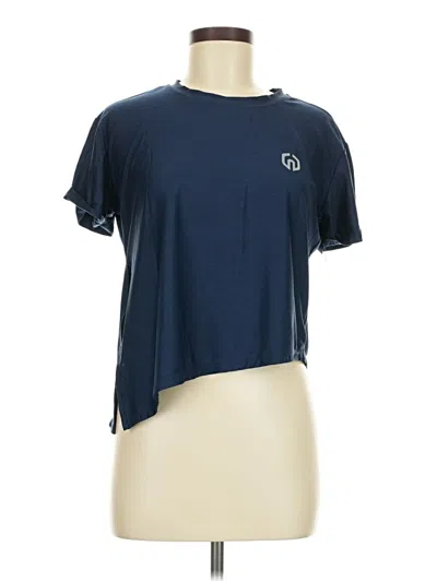 Pre-owned Assorted Brands Short Sleeve T-shirt In Blue