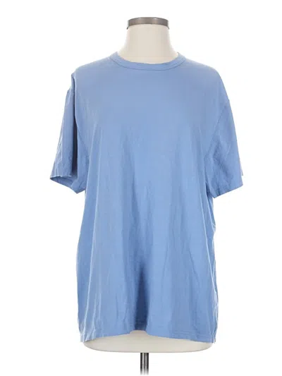 Pre-owned Assorted Brands Short Sleeve T-shirt In Blue