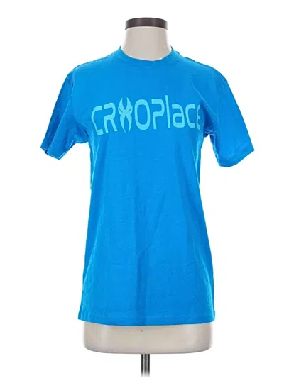 Pre-owned Assorted Brands Short Sleeve T-shirt In Blue
