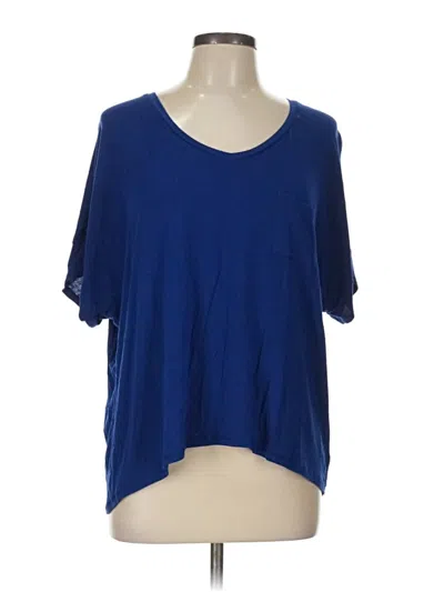 Pre-owned Assorted Brands Short Sleeve T-shirt In Blue