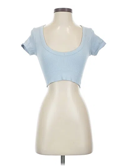 Pre-owned Assorted Brands Short Sleeve T-shirt In Blue