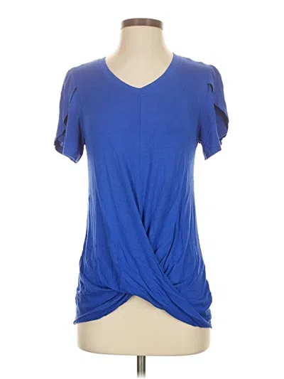 Pre-owned Assorted Brands Short Sleeve T-shirt In Blue