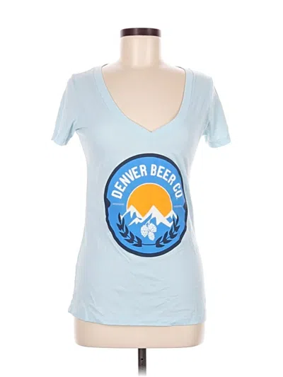 Pre-owned Assorted Brands Short Sleeve T-shirt In Blue