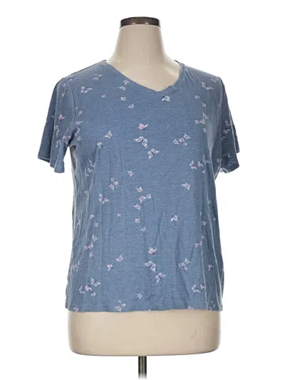 Pre-owned Assorted Brands Short Sleeve T-shirt In Blue