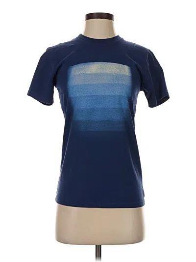 Pre-owned Assorted Brands Short Sleeve T-shirt In Blue