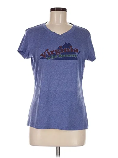 Pre-owned Assorted Brands Short Sleeve T-shirt In Blue