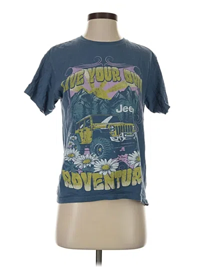 Pre-owned Assorted Brands Short Sleeve T-shirt In Blue