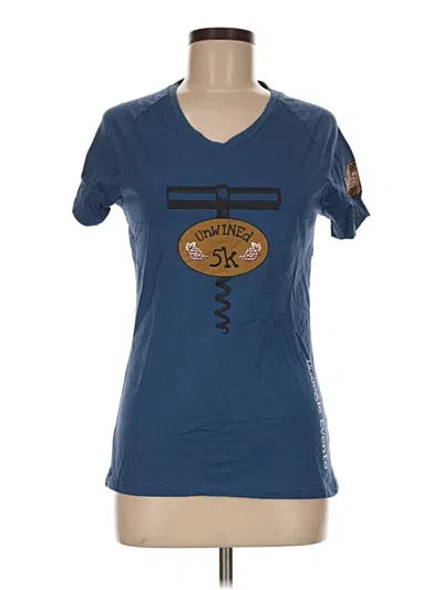 Pre-owned Assorted Brands Short Sleeve T-shirt In Blue